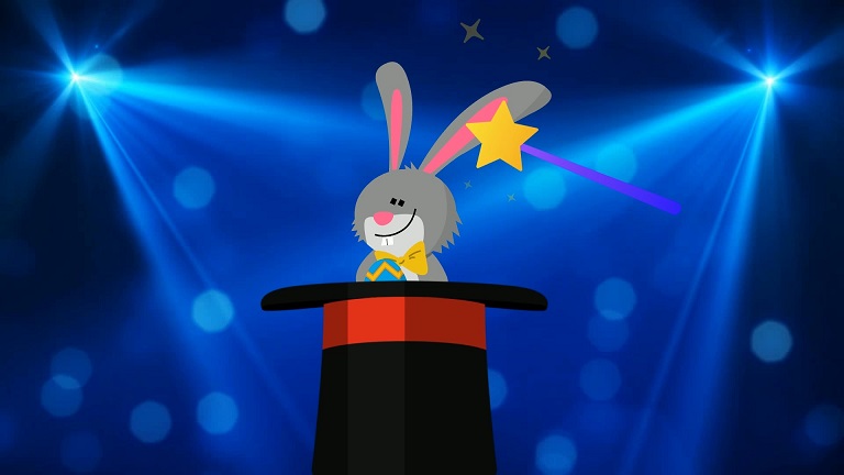 Animation magic rabbit
